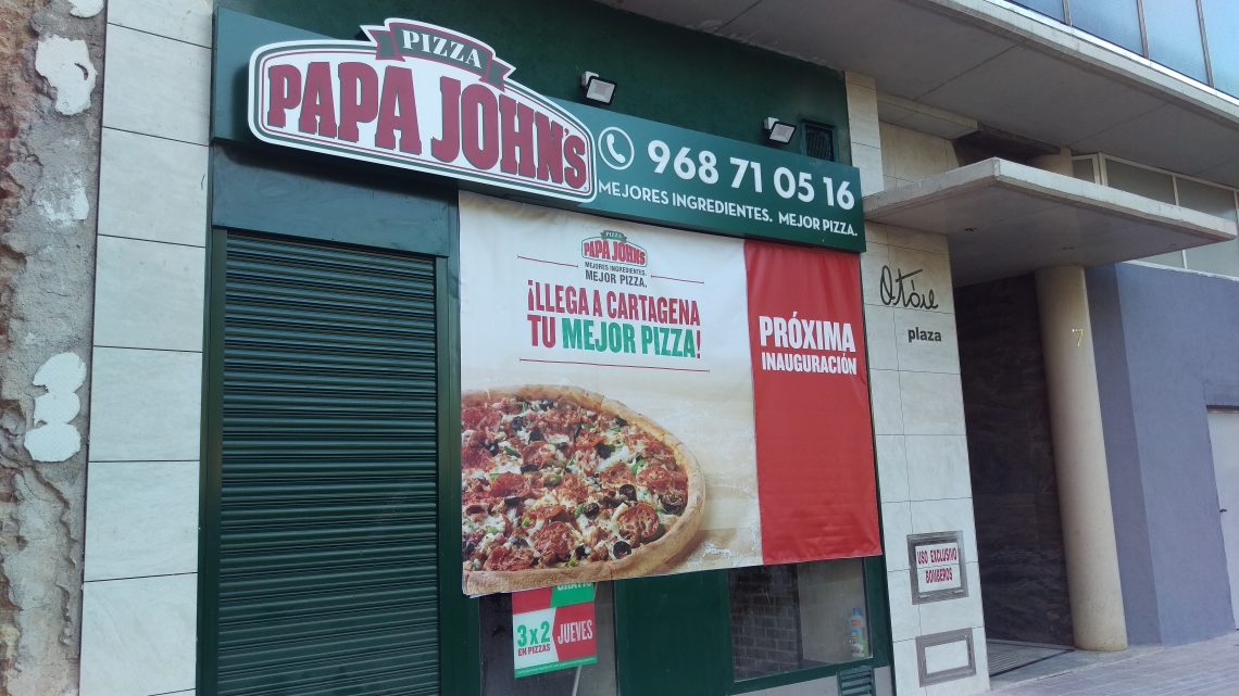 Próxima apertura PIZZA PAPA JOHN’S Próxima apertura PIZZA PAPA JOHN’S