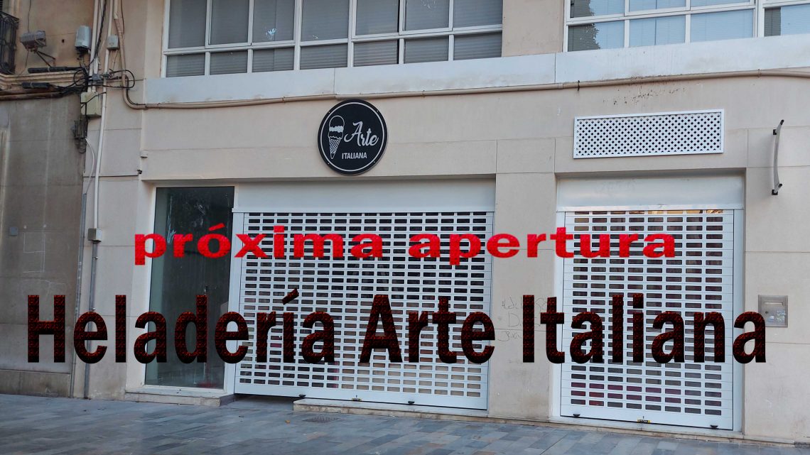 Próxima apertura HELADERÍA ARTE ITALIANA Próxima apertura HELADERÍA ARTE ITALIANA