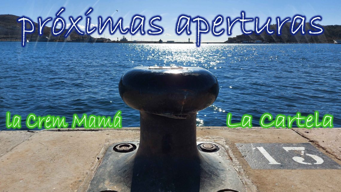 Próximas aperturas: LA CREM MAMÁ y LA CARTELA Taberna Cartagenera Próximas aperturas: LA CREM MAMÁ y LA CARTELA Taberna Cartagenera
