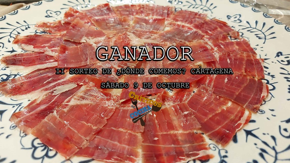 GANADOR II Sorteo ¿Dónde Comemos? Cartagena GANADOR II Sorteo ¿Dónde Comemos? Cartagena