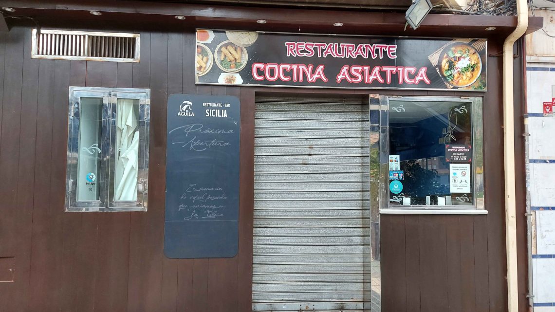 Próxima apertura RESTAURANTE COCINA ASIÁTICA Próxima apertura RESTAURANTE COCINA ASIÁTICA