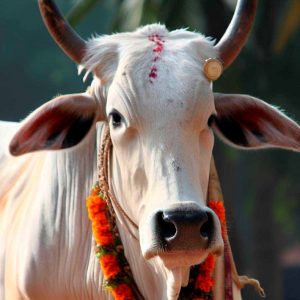 Una Vaca sagrada india