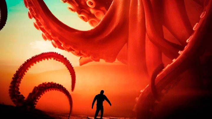 Portada de la noticia. se ve un hombre entre tentáculos de pulpo y pota