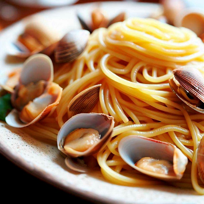 Espaguetis Vongole 