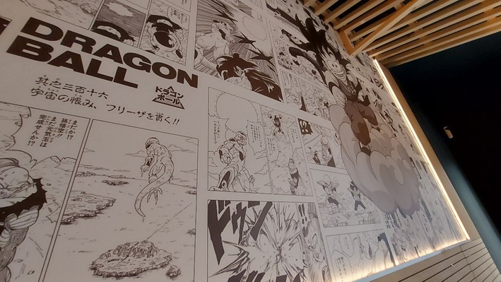 Decoración con comics manga