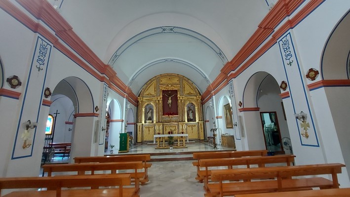 Interior Iglesia Estrecho de San Ginés