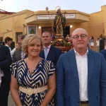 Primer Teniente Alcalde, Diego Salinas; y la concejal de Festejos, Paqui Martínez Sotomayor