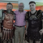 Julio Guillamón (Aníbal), Tomás Martínez Pagán y José María Barcelona (Escipión)