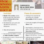 Cartel peregrinación de ASMUMAD a Caravaca de la Cruz