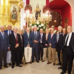 La Hermandad de Caballeros de Lepanto con la imagen de la Virgen del Rosario