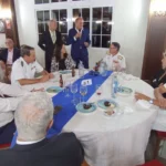 Mesa presidencial de la cena-homenaje al Almirante Rosique