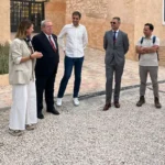 Recepción por el alcalde, José Francisco García; el hermano mayor de la Cofradía, Luis Melgarejo; y la gerente de la Fundación, Lourden Aznar