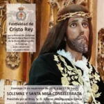 Cartel Santa Misa Solemnidad de Cristo Rey copia