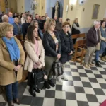 20250113Asistentes a la Eucarístía en la Iglesia de San Antonio de Padua (Tallante) 1