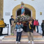 20250113Salida de la imagen de la Virgen de la Luz de la Iglesia de San Antonio de Padua (Tallante) 2