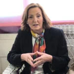 20250118Amaya Azcona, Directora General de REDMADRE hablando a las socias