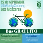 Los Alcázares celebra el Día Mundial sin Coche con autobús gratuito, descuentos en bicicletas y charlas educativas