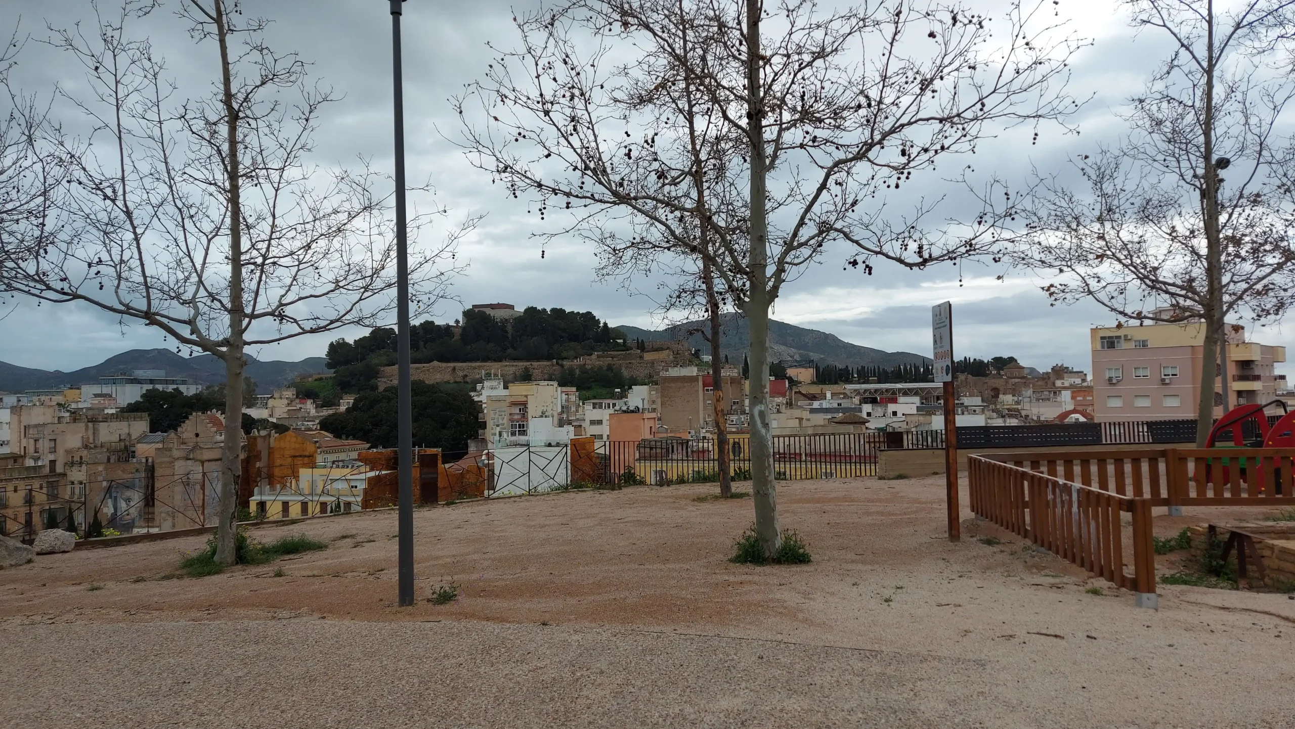 Vistas desde la terraza del bar de El Molinete